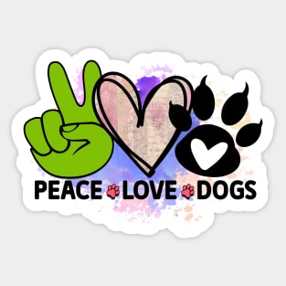 Pawsitively Hilarious: A Shirt for Dog Lovers Sticker